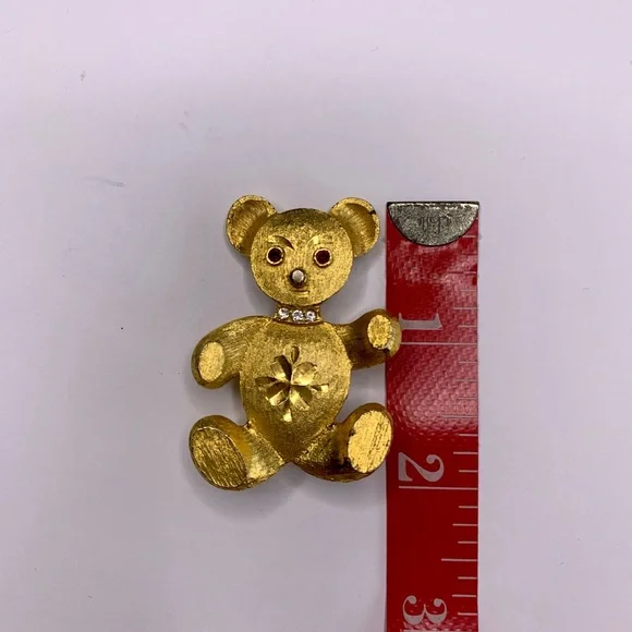 Vintage Mamselle teddy bear brooch - Picture 6 of 7